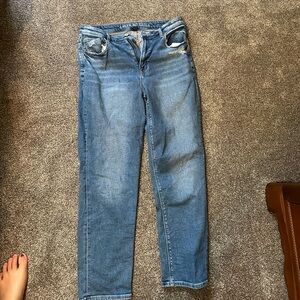 American Eagle Outfitters Light Blue Straight Leg Jeans